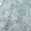 小紋 良品 しつけ糸付き 正絹 花柄 袷仕立て 身丈167cm 裄丈68.5cm 着物 青・紺_画像5