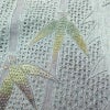 付け下げ 美品 スワトウ刺繍 正絹 木の葉・植物柄 袷仕立て 身丈159cm 裄丈65.5cm 刺繍 一部しつけ糸付き フォーマル 着物 青・紺_画像9