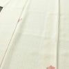 小紋 良品 飛び柄 正絹 花柄 袷仕立て 身丈158cm 裄丈65.5cm 着物 クリーム_画像5