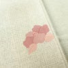小紋 良品 飛び柄 正絹 花柄 袷仕立て 身丈158cm 裄丈65.5cm 着物 クリーム_画像7