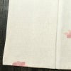 小紋 良品 飛び柄 正絹 花柄 袷仕立て 身丈158cm 裄丈65.5cm 着物 クリーム_画像13