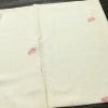 小紋 良品 飛び柄 正絹 花柄 袷仕立て 身丈158cm 裄丈65.5cm 着物 クリーム_画像14