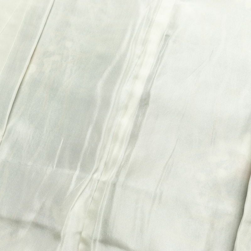 小紋 三田村環 落款入り 総柄 正絹 古典柄 袷仕立て 身丈165.5cm 裄丈70.5cm 菊 金彩 着物 青・紺_画像17