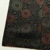 小紋 良品 総柄 正絹 花柄 袷仕立て 身丈156cm 裄丈65cm 菊 着物 黒_画像12