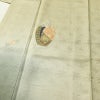 付け下げ 正絹 その他の柄 袷仕立て 身丈156cm 裄丈65.5cm 刺繍 金糸 フォーマル 着物 緑・うぐいす色_画像5