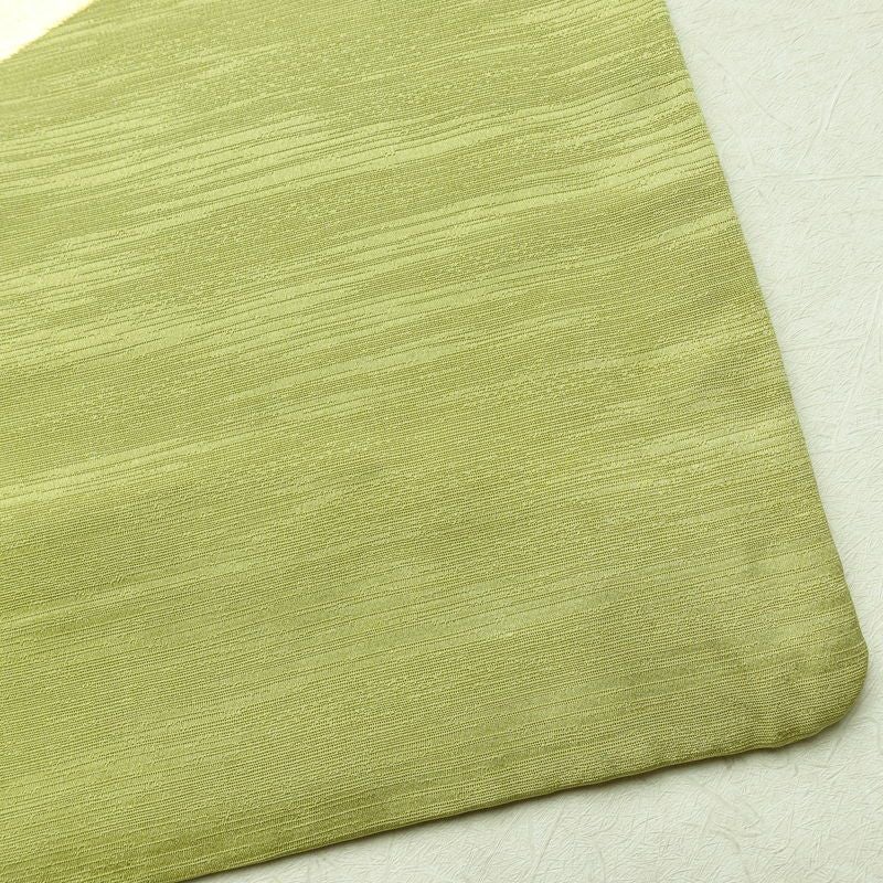 付け下げ 良品 金駒刺繍 正絹 古典柄 袷仕立て 身丈159.5cm 裄丈64.5cm 箔 フォーマル 着物 緑・うぐいす色_画像15