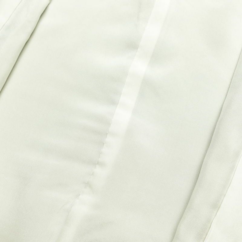 付け下げ 良品 金駒刺繍 正絹 古典柄 袷仕立て 身丈159.5cm 裄丈64.5cm 箔 フォーマル 着物 緑・うぐいす色_画像18