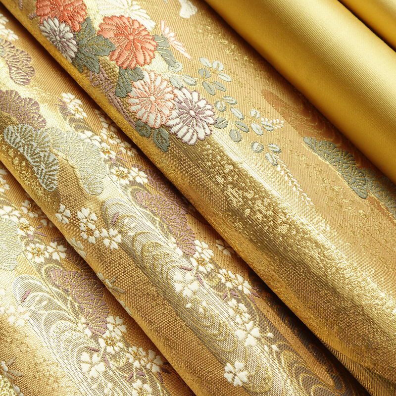 袋帯 六通柄 フォーマル用 正絹 古典柄 箔 帯 金・銀_画像19