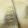 付け下げ 正絹 風景柄 袷仕立て 身丈157cm 裄丈65.5cm 箔 金彩 金糸 フォーマル 着物 ベージュ_画像10