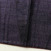 紬 美品 しつけ糸付き 正絹 縞柄・線柄 袷仕立て 身丈158cm 裄丈64cm 着物 紫・藤色_画像11