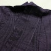 紬 美品 しつけ糸付き 正絹 縞柄・線柄 袷仕立て 身丈158cm 裄丈64cm 着物 紫・藤色_画像16