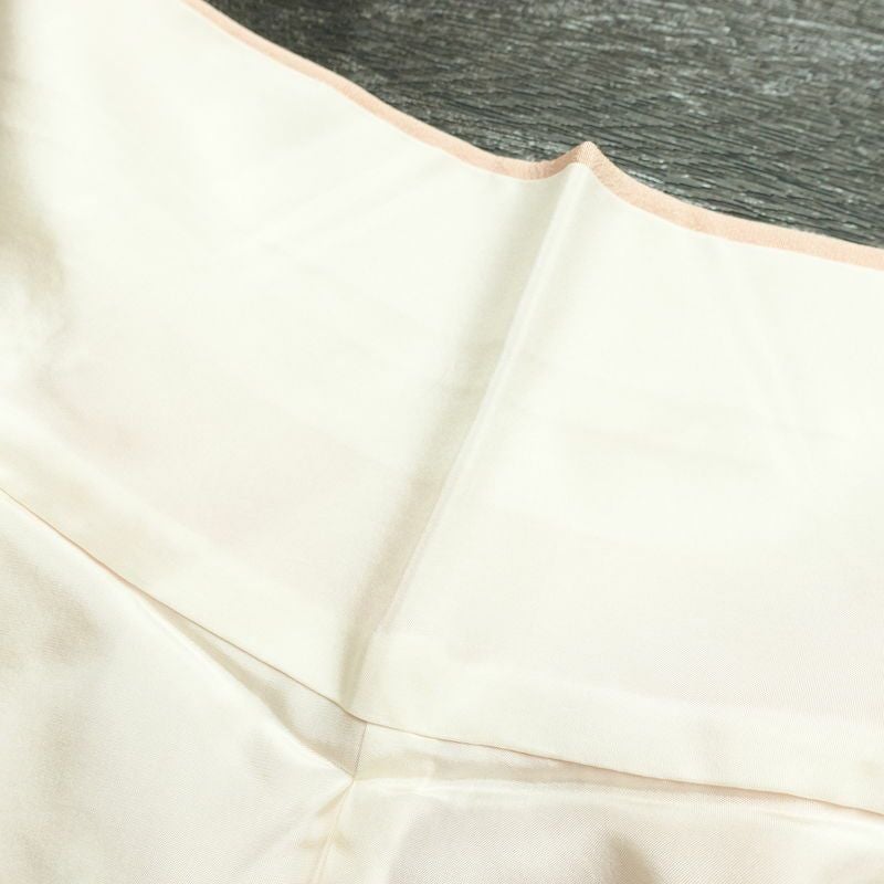 訪問着 加賀友禅 良品 落款入り 浜ちりめん 縮緬 正絹 花柄 袷仕立て 身丈160.5cm 裄丈65cm 一部しつけ糸付き 共八掛 フォーマル 着物 ピンク_画像19