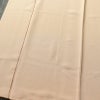 色無地 良品 茶渋染 落款入り 縮緬 一つ紋付き 正絹 無地 袷仕立て 身丈157cm 裄丈64cm フォーマル 着物 ベージュ_画像4