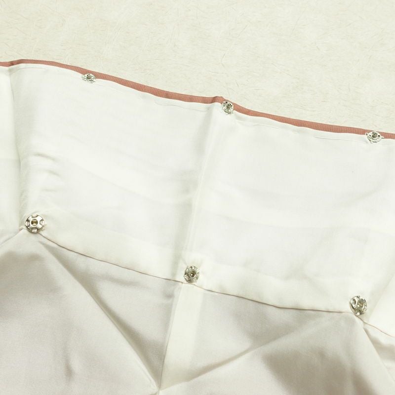 付け下げ 良品 落款入り 紬地 正絹 風景柄 袷仕立て 身丈155cm 裄丈64cm 一部しつけ糸付き フォーマル ぼかし 着物 橙_画像20