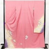 振袖 正絹 花柄 袷仕立て 身丈167.5cm 裄丈69cm 金彩 着物 二十歳 ピンク_画像1