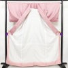 小紋 良品 しつけ糸付き 混紡 その他の柄 袷仕立て 身丈163cm 裄丈66cm 着物 ピンク_画像3