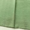 色無地 良品 しつけ糸付き 一つ紋付き 正絹 木の葉・植物柄 袷仕立て 身丈160cm 裄丈65cm フォーマル 着物 露芝 緑・うぐいす色_画像10