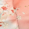 振袖 良品 正絹 花柄 袷仕立て 身丈155.5cm 裄丈65cm 箔 金彩 フォーマル 着物 ピンク_画像10