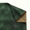 紬 良品 正絹 木の葉・植物柄 袷仕立て 身丈161cm 裄丈68cm 着物 緑・うぐいす色_画像13