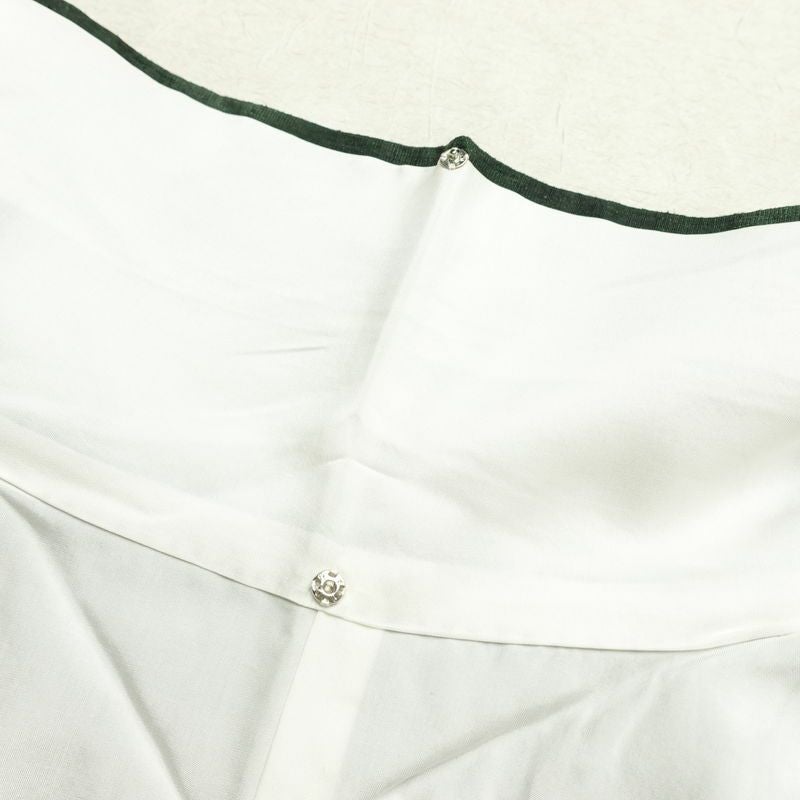 紬 良品 正絹 木の葉・植物柄 袷仕立て 身丈161cm 裄丈68cm 着物 緑・うぐいす色_画像17