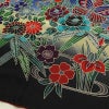 振袖 良品 縮緬 正絹 花柄 袷仕立て 身丈171cm 裄丈73cm フォーマル 蝶 着物 青・紺_画像12