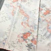 小紋 良品 正絹 花柄 袷仕立て 身丈156cm 裄丈64.5cm 箔 ピンク_画像4