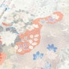 小紋 良品 正絹 花柄 袷仕立て 身丈156cm 裄丈64.5cm 箔 ピンク_画像7