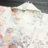 小紋 良品 正絹 花柄 袷仕立て 身丈156cm 裄丈64.5cm 箔 ピンク_画像15