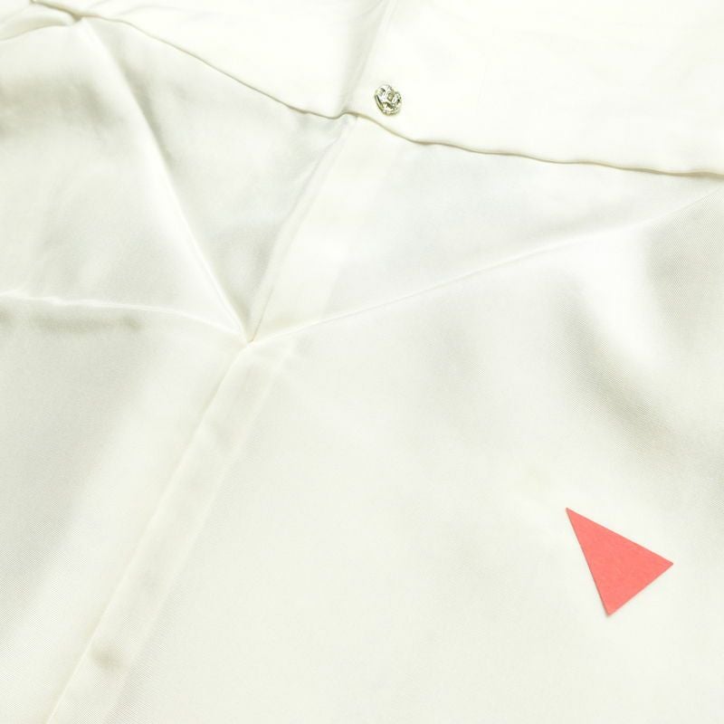 小紋 良品 正絹 花柄 袷仕立て 身丈156cm 裄丈64.5cm 箔 ピンク_画像19