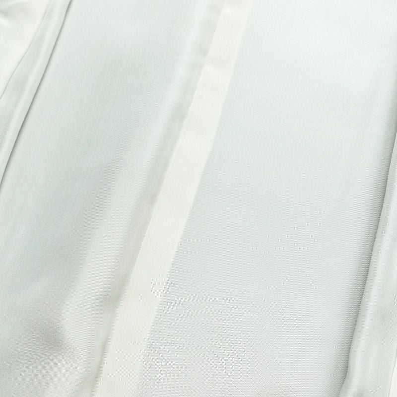 付け下げ スワトウ刺繍 相良刺繍 一つ紋付き 正絹 古典柄 袷仕立て 身丈152.5cm 裄丈65.5cm 刺繍 一部しつけ糸付き 金糸 フォーマル 着物 グレー_画像19