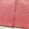色無地 しつけ糸付き 一つ紋付き 正絹 木の葉・植物柄 袷仕立て 身丈161.5cm 裄丈64.5cm フォーマル 着物 ピンク_画像10