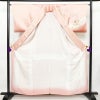 訪問着 良品 綸子 正絹 古典柄 袷仕立て 身丈158cm 裄丈65cm 箔 フォーマル 着物 ピンク_画像3