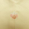 付け下げ 美品 蘇州刺繍 しつけ糸付き スワトウ刺繍 一つ紋付き 正絹 花柄 袷仕立て 身丈166cm 裄丈70cm 刺繍 フォーマル 着物 クリーム_画像16