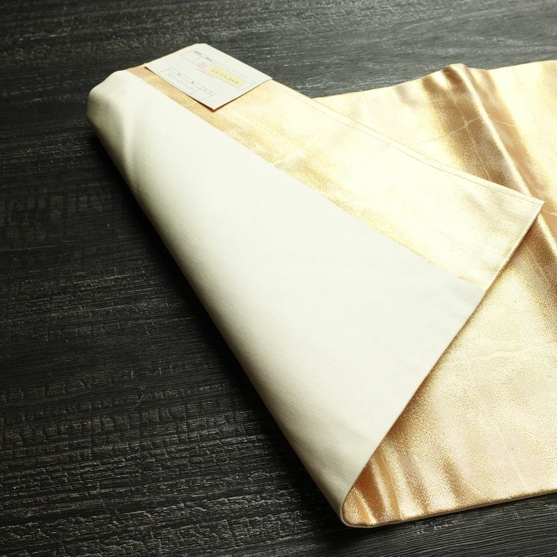 名古屋帯 太鼓柄 良品 金駒刺繍 正絹 古典柄 名古屋仕立て 箔 刺繍 金糸 帯 金・銀_画像11