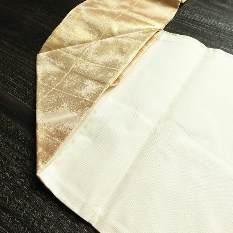 名古屋帯 太鼓柄 良品 金駒刺繍 正絹 古典柄 名古屋仕立て 箔 刺繍 金糸 帯 金・銀_画像20