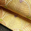 袋帯 六通柄 フォーマル用 正絹 木の葉・植物柄 金糸 帯 金・銀_画像6