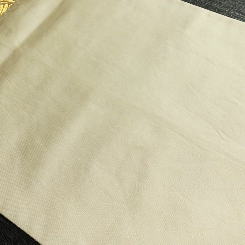袋帯 六通柄 フォーマル用 正絹 木の葉・植物柄 金糸 帯 金・銀_画像17