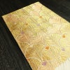 袋帯 六通柄 フォーマル用 正絹 木の葉・植物柄 金糸 帯 金・銀_画像18