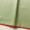 付け下げ 良品 落款入り 金駒刺繍 縮緬 正絹 古典柄 袷仕立て 身丈163cm 裄丈66cm 箔 一部しつけ糸付き フォーマル 着物 緑・うぐいす色_画像13