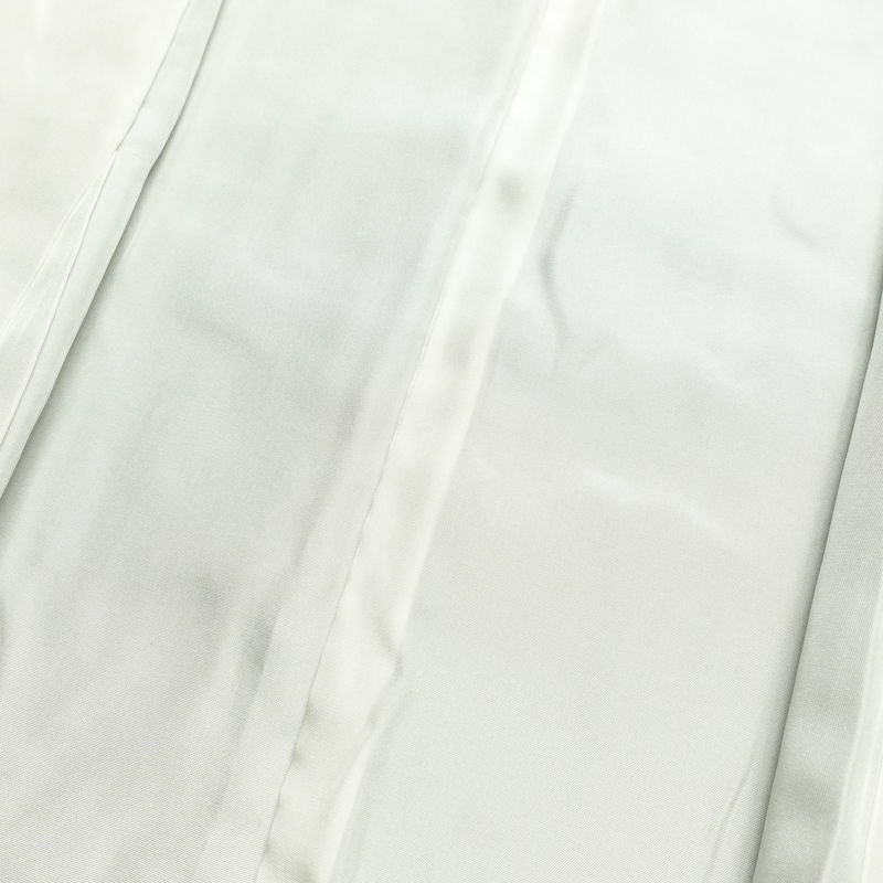 付け下げ 美品 落款入り しつけ糸付き 縮緬 正絹 木の葉・植物柄 袷仕立て 身丈163cm 裄丈64cm 箔 絞り 共八掛 フォーマル 着物 緑・うぐいす色_画像20