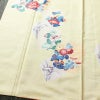 付け下げ 良品 紬地 正絹 花柄 袷仕立て 身丈167cm 裄丈66.5cm 着物 クリーム_画像4