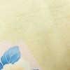 付け下げ 良品 紬地 正絹 花柄 袷仕立て 身丈167cm 裄丈66.5cm 着物 クリーム_画像10