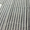 紬 良品 しつけ糸付き 正絹 縞柄・線柄 袷仕立て 身丈159.5cm 裄丈65.5cm 着物 グレー_画像5