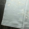 訪問着 美品 綸子 花柄 袷仕立て 身丈166.5cm 裄丈69.5cm 箔 一部しつけ糸付き フォーマル 着物 青・紺_画像13
