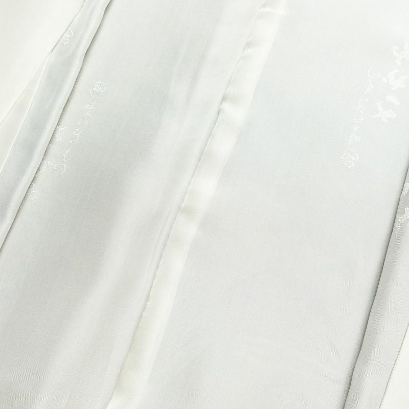 小紋 良品 縮緬 付下小紋 正絹 風景柄 袷仕立て 身丈160.5cm 裄丈67.5cm 着物 茶_画像19