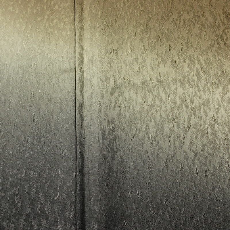 付け下げ 美品 正絹 その他の柄 袷仕立て 身丈165cm 裄丈67cm フォーマル 着物 緑・うぐいす色_画像6