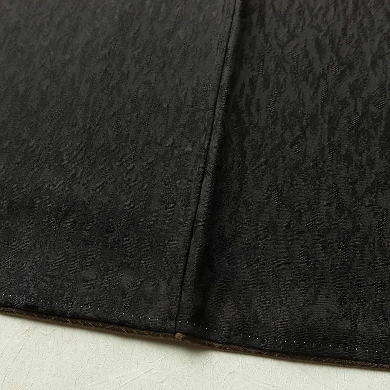 付け下げ 美品 正絹 その他の柄 袷仕立て 身丈165cm 裄丈67cm フォーマル 着物 緑・うぐいす色_画像11