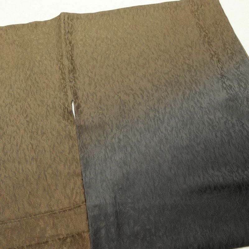 付け下げ 美品 正絹 その他の柄 袷仕立て 身丈165cm 裄丈67cm フォーマル 着物 緑・うぐいす色_画像14