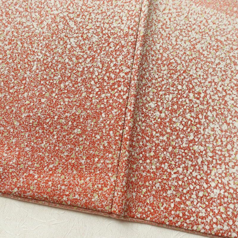 付け下げ 良品 縮緬 正絹 流水・波柄 袷仕立て 身丈169.5cm 裄丈69cm 共八掛 フォーマル 着物 ピンク_画像11