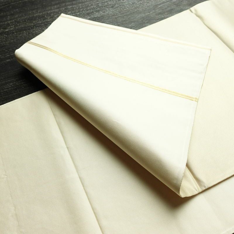 袋帯 太鼓柄 金駒刺繍 フォーマル用 正絹 幾何学柄・抽象柄 刺繍 帯 ベージュ_画像11